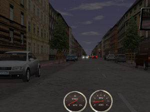 KMW Driving Simulator Software Screen Shot (clickable)