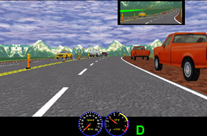 STI Driving Simulator Software Screen Shot (clickable)